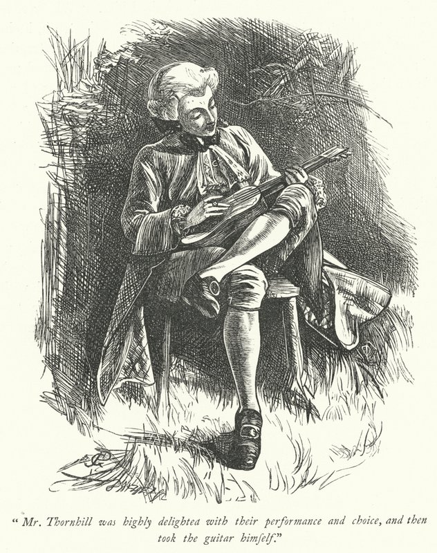 Ilustrace pro The Vicar of Wakefield (rytina) od George John Pinwell