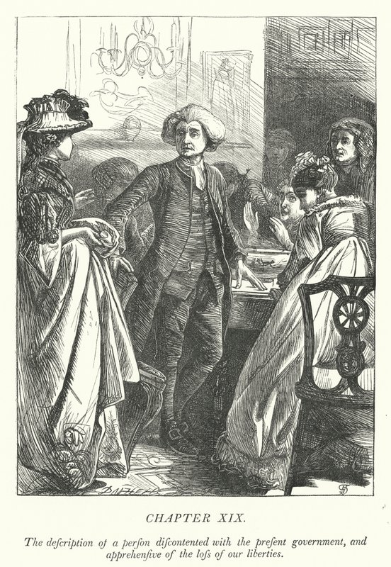Ilustrace pro The Vicar of Wakefield (rytina) od George John Pinwell