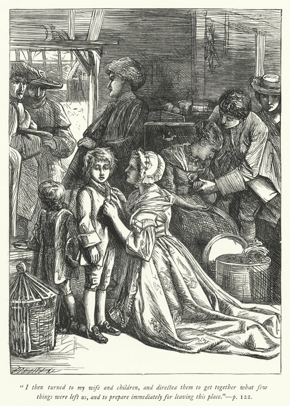 Ilustrace pro The Vicar of Wakefield (rytina) od George John Pinwell