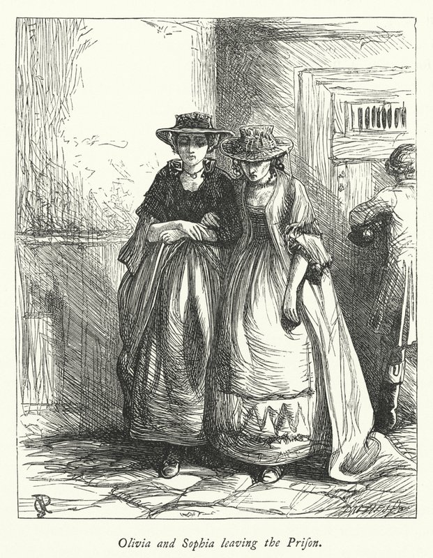 Ilustrace pro The Vicar of Wakefield (rytina) od George John Pinwell