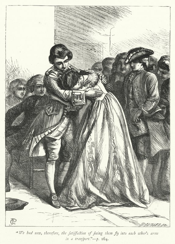 Ilustrace pro The Vicar of Wakefield (rytina) od George John Pinwell