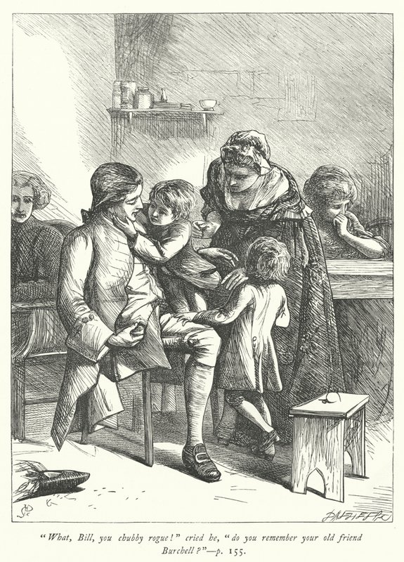 Ilustrace pro The Vicar of Wakefield (rytina) od George John Pinwell