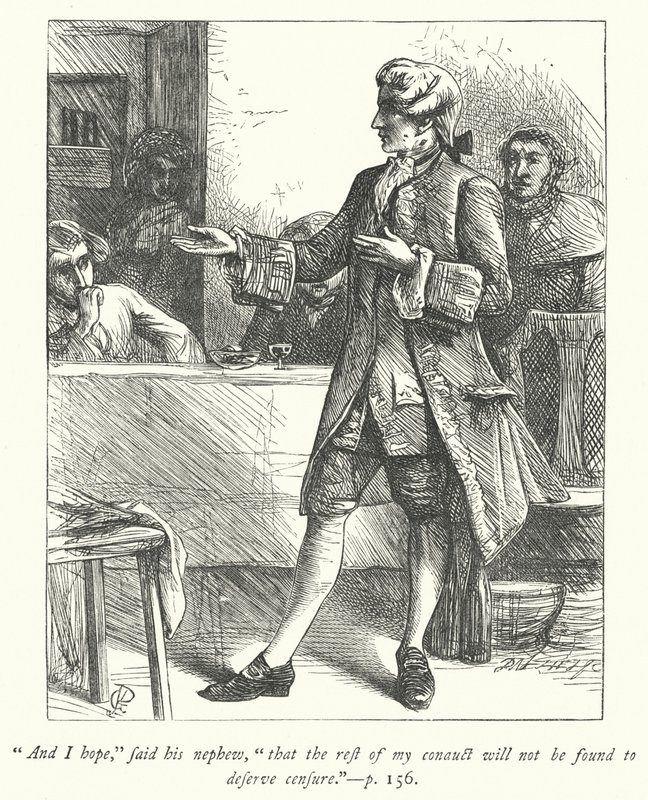 Ilustrace pro The Vicar of Wakefield (rytina) od George John Pinwell