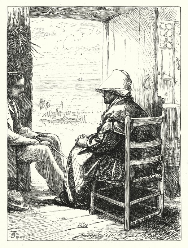 Sea-Side Hexameters (rytina) od George John Pinwell