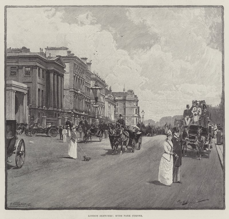 London Sketches, Hyde Park Corner od George L. Seymour