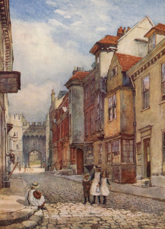 Church Street, pohled na sever (barevná fotografie) od George Moore Henton