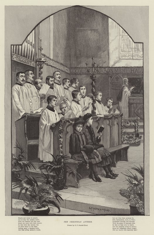 Vánoční hymna od George Percy Jacomb Hood