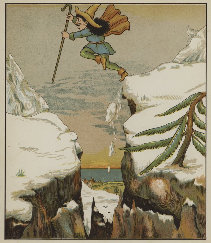 Ilustrace pro Rumpelstiltskin od The Brothers Grimm od George R. Halkett