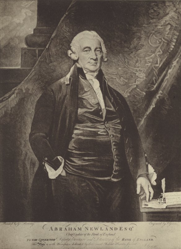 Abraham Newland od George Romney
