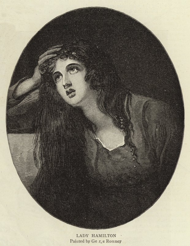 Lady Hamiltonová od George Romney