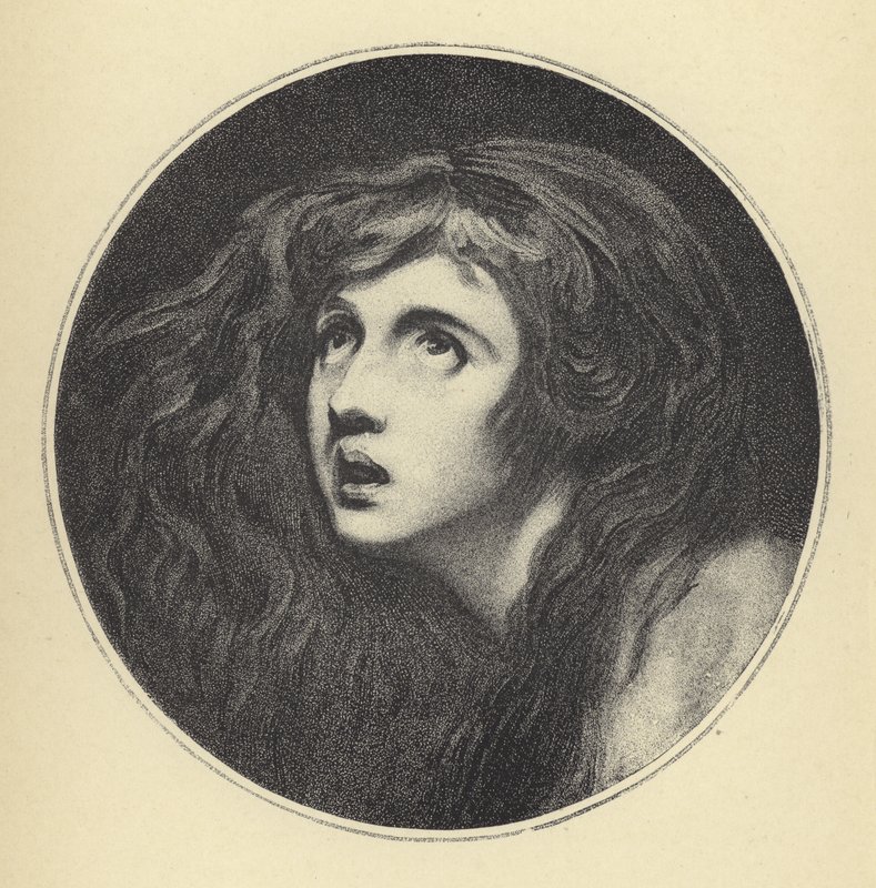 Lady Hamilton jako Miranda od George Romney