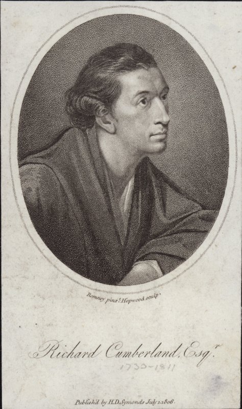 Richard Cumberland od George Romney