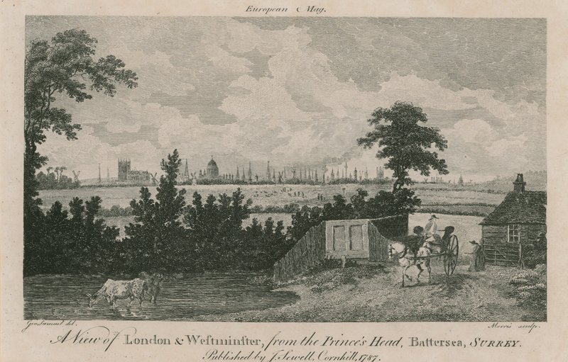 Pohled na Londýn a Westminster od George Samuel Elgood