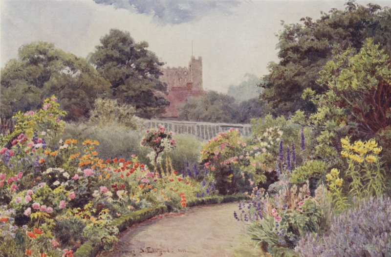 The Deanery Garden, Rochester od George Samuel Elgood