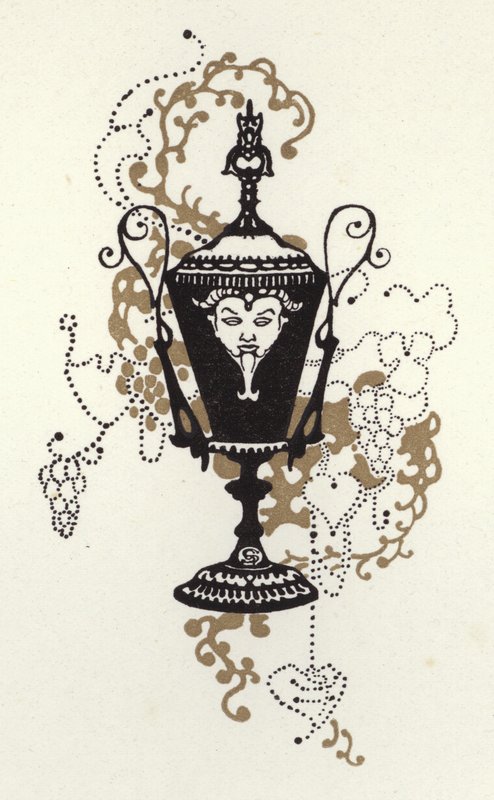 Ilustrace k filmu Šťastný pokrytec od Maxe Beerbohma (barevné lito) od George Sheringham