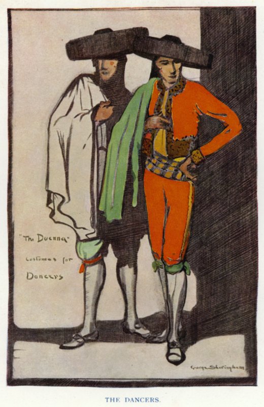 The Duenna od Sheridana: The Dancers (barevné lito) od George Sheringham