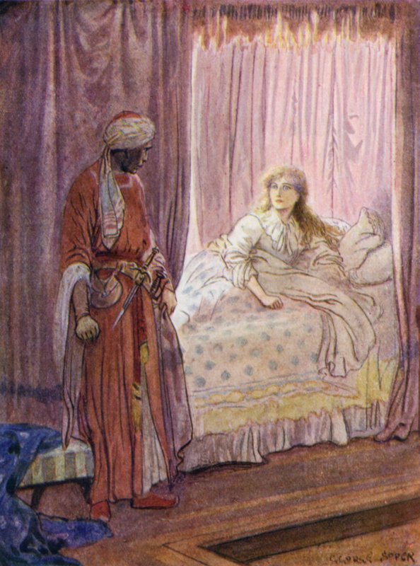 Desdemona se probudila a podívala se na Othella od George Soper