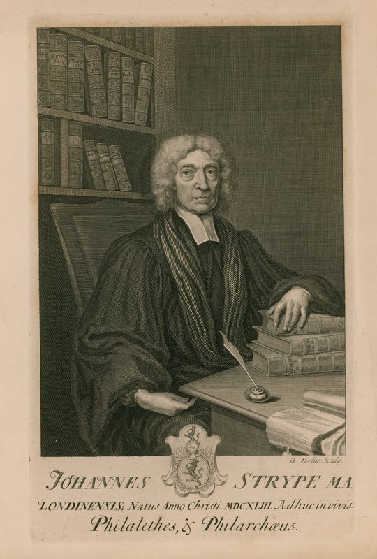 Johannes Strype MA, Philalethes a Philarchaeus od George Vertue