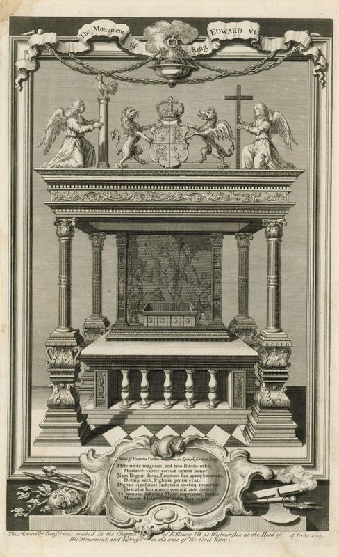 Památník krále Edwarda VI od George Vertue