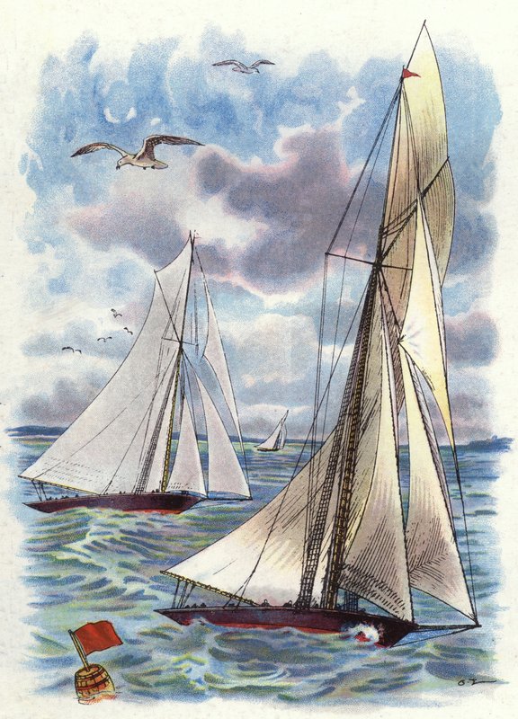 Závod jachet (barva lito) od George Washington Lambert