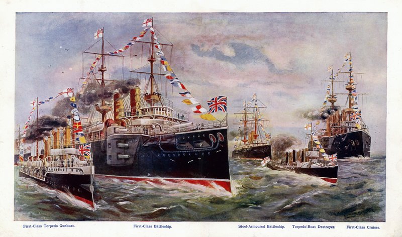 Royal Navy (barva lito) od George Washington Lambert