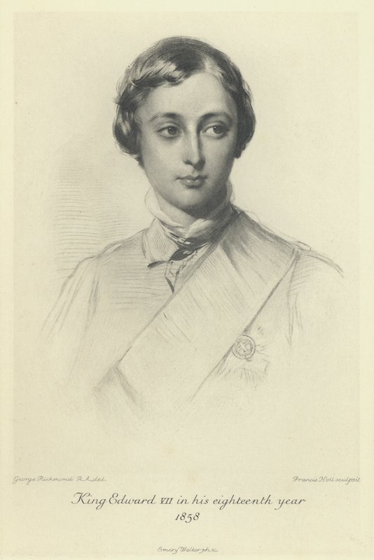 Princ z Walesu, budoucí král Edward VII., v jeho osmnáctém roce, 1858 od George after Richmond