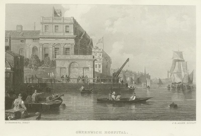 Greenwichská nemocnice od George the Elder Chambers