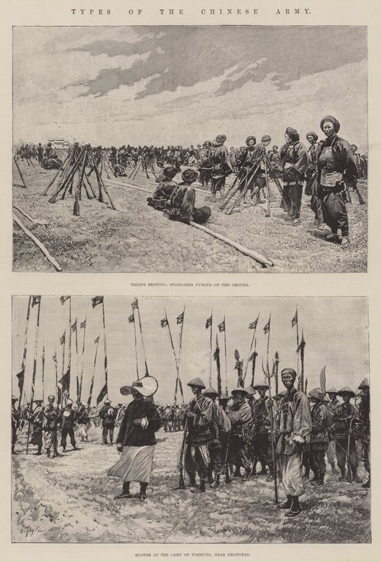 Typy čínské armády od Georges Bertin Scott