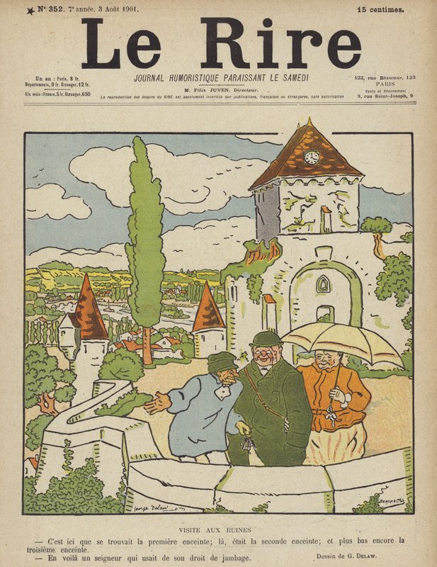 Ilustrace pro Le Rire od Georges Delaw