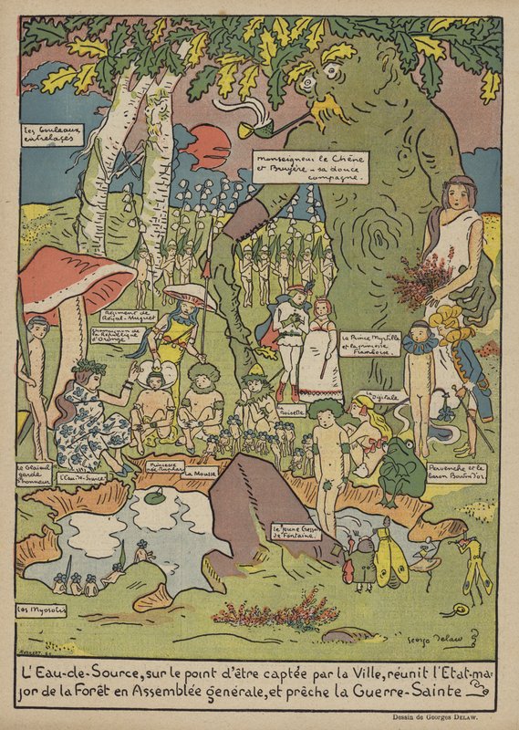 Ilustrace pro Le Rire od Georges Delaw