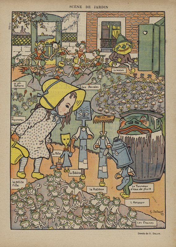 Ilustrace pro Le Rire od Georges Delaw