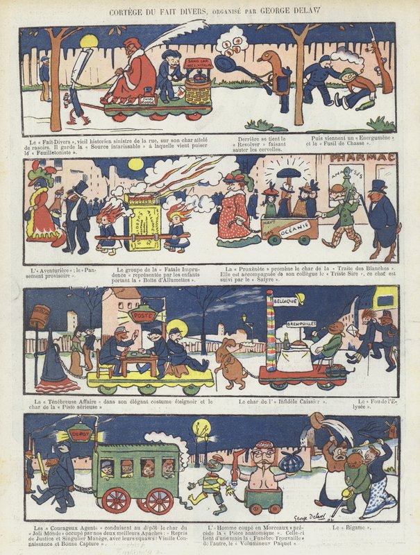 Ilustrace pro Le Rire od Georges Delaw