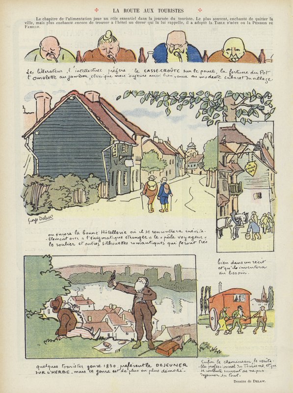 Ilustrace pro Le Rire od Georges Delaw