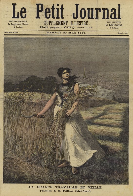 Obálka Le Petit Journal, 23. května 1891 od Georges Louis Poilleux Saint Ange