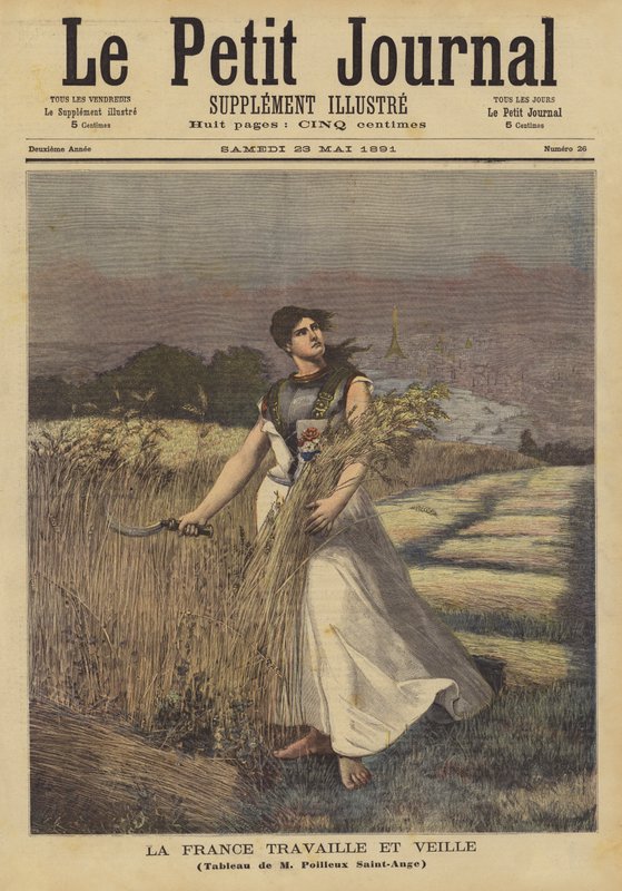 Francie pracuje a hlídá od Georges Louis Poilleux Saint Ange