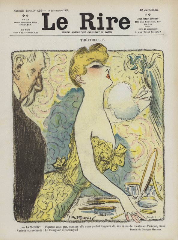 Ilustrace pro Le Rire od Georges Meunier