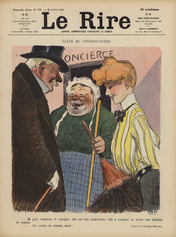 Ilustrace pro Le Rire od Georges Meunier
