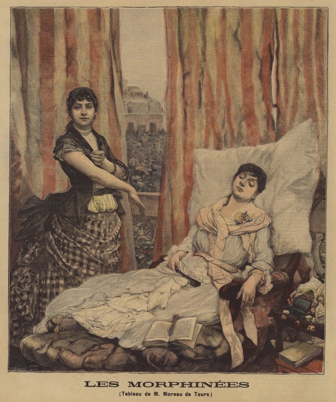 Závislí na morfiu od Georges Moreau de Tours