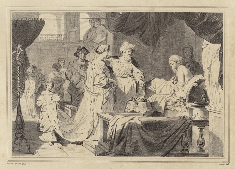 Antiochus a Stratonice od Gerard de Lairesse