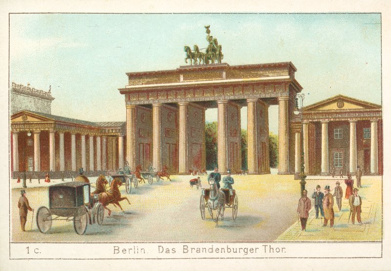 Braniborská brána, Berlín od German School
