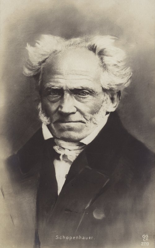Arthur Schopenhauer (1788-1860), německý filozof (čb fotografie) od German Photographer