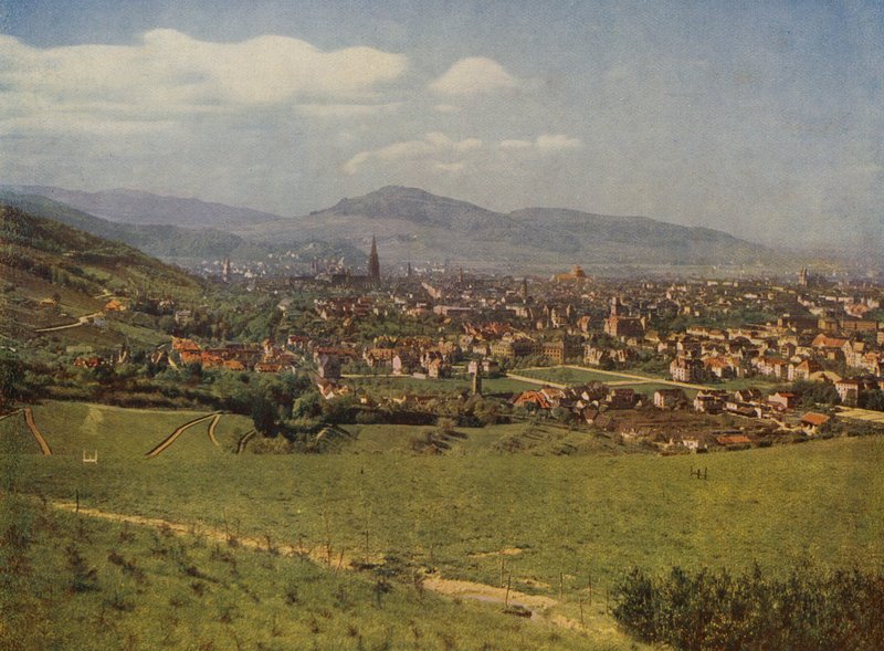 Freiburg im Breisgau, Schwarzwald, Německo (barevné foto) od German Photographer