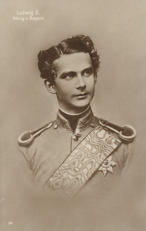 Ludwig II (čb fotografie) od German Photographer