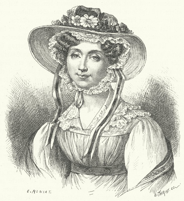 Adelaide, princezna z Orleans (rytina) od German School