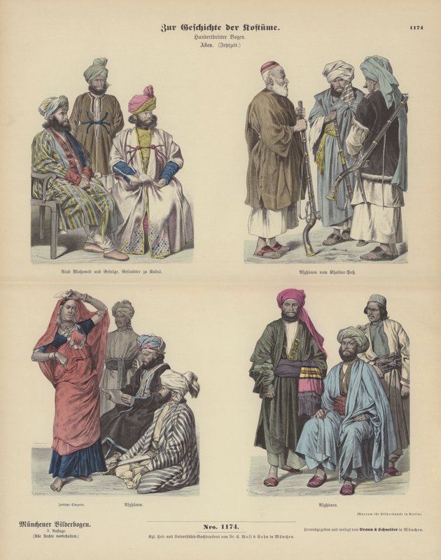 afghánské kostýmy od German School