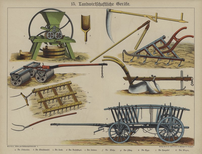Zemědělská technika (barva lito) od German School