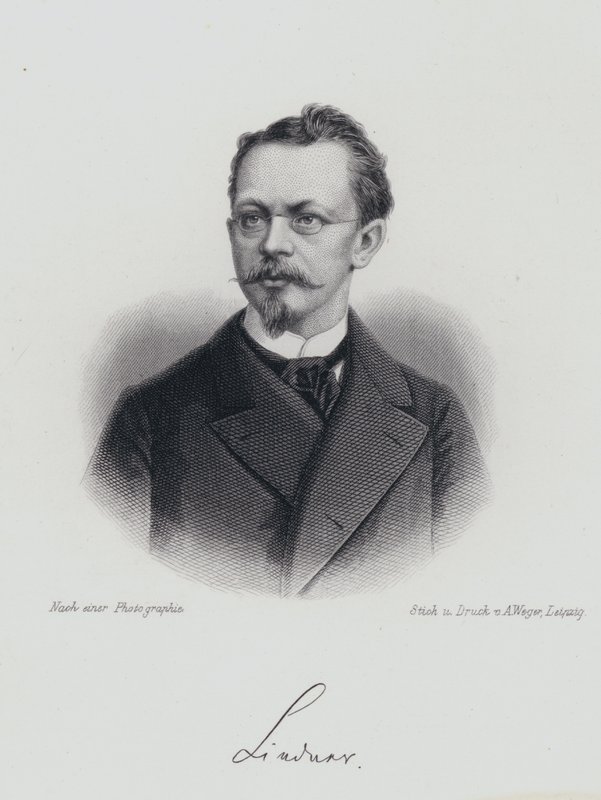 Albert Lindner , německý dramatik (rytina) od German School