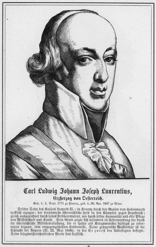 Carl Ludwig Johann Joseph Laurentius, arcivévoda rakouský (rytina) od German School