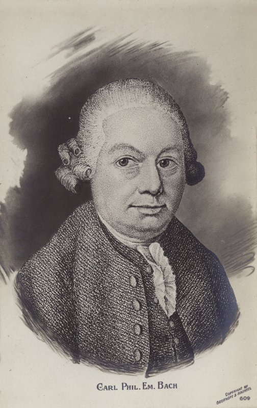 Carl Philipp Emanuel Bach , německý klasický hudebník a skladatel (1714-1788) od German School