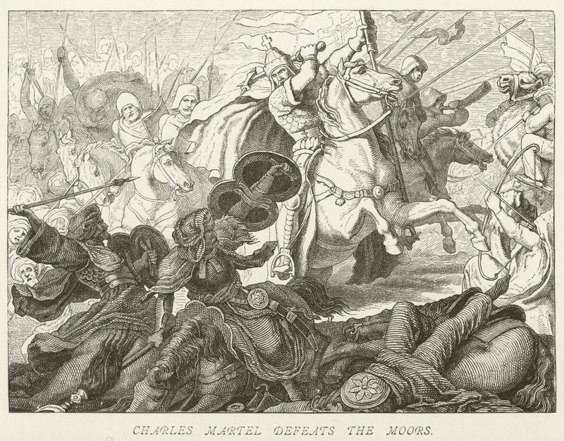 Charles Martel poráží Maury od German School
